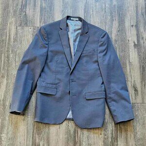 Express Charcoal Grey Fitted Suit 36S 30W 30L